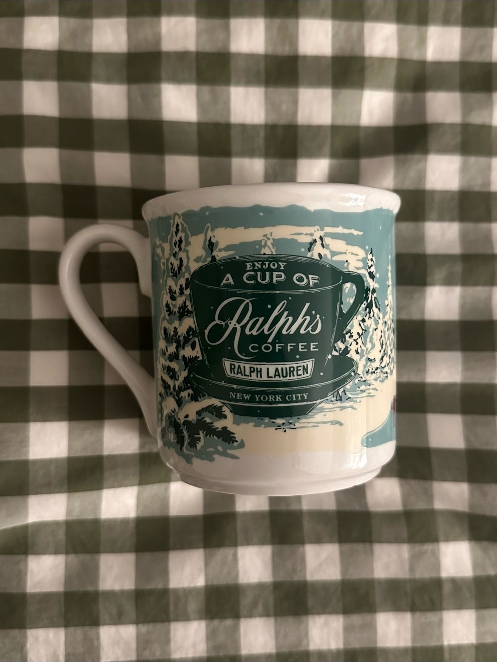 Ralph Lauren Ralph’s Coffee Festive Scene Mug 2025